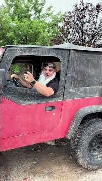 Our 1990 Jeep goes #mudding with Joe and his #beard #offroad #beard #mud #sunday #funday #adventure