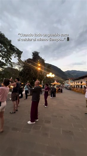 Atardecer en Jardín, Antioquia: ¿Por qué todos sacaron el celular?