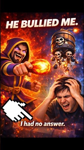 🦹🏻‍♀️Bro, Got Tricked With FIRE Wizard ⏩ | BEST DECKS CR 2026 2026,#gaming #ytshorts #trending