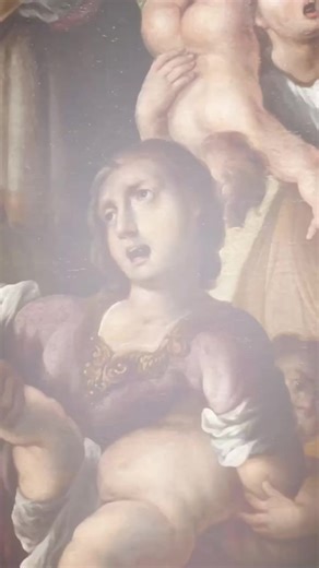 Algunas escenas de la obra “La matanza de los santos inocentes”, del pintor Antonio de Torres 🖼️🎨🖌️ | Museo de Guadalupe