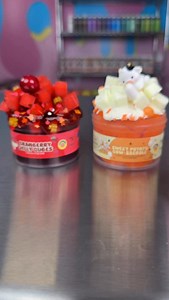From crispy bingsu textures to soothing cloud dough and jelly cubes, each slime has its own scent, texture, and super satisfying features. Whether you love crunchy, doughy, or extra ASMR-filled slimes, there’s something here for everyone. Let us know which one is your favorite! 💖✨ wanna try our slime? shop Peachybbies.com 🍑 | Peachybbies Slime Shop