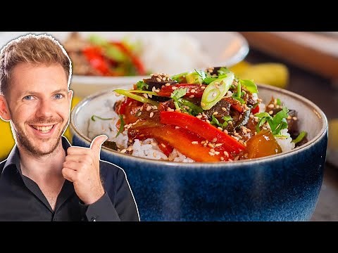 Schnelle Gemüsepfanne mit Teriyaki Sauce 👌