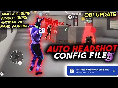 Free Fire Auto Headshot Config File 😈🎯 Aimbot + Aimlock 🔥 Headshot config file free fire 2026 😈