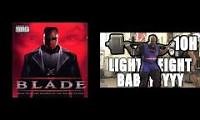 Mix of 2 videos from youtube : blood ronnie coleblade