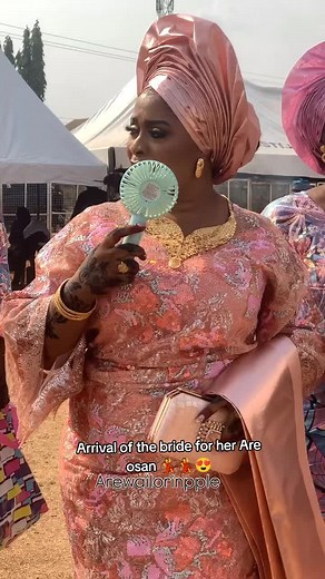 Beautiful Bride Entrance at Ilorin Wedding Ceremony