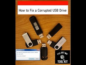 How to Fix a Corrupted USB Drive