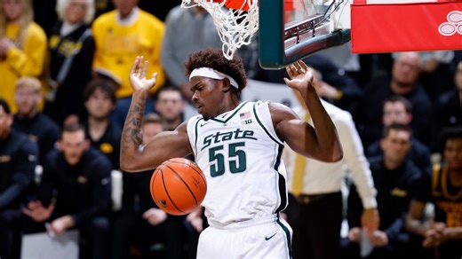 No. 7 Michigan St beats Iowa 71-52 to open defense of Big Ten title