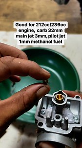 Show of racing carb jetting,good for 212cc/236cc😱 #fbreelsfypシ゚viralシ #followerseveryone #trendingUSA #fbreelsfypシ゚ #fbreels #fbreelsvideo #mechanic #virals #highlights #trendingvideo | Bjune Works