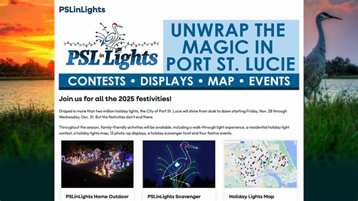 2.5K views · 24 reactions | Need a quick recap of past events and a look ahead to what's coming up? Watch the latest episode of PSL NOW to learn more about:  Festival of Lights ✨ PSLinLights  Florida City Week  National Night Out  Public Works' Roadeo | City of Port St. Lucie - City Hall | Facebook