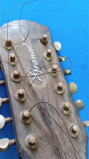 Restoration 12 String Acoustic Guitar #restoration #guitar #acousticguitar #trending #yt