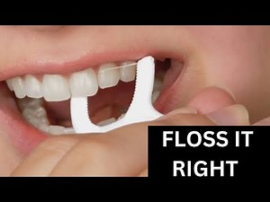 How To Use Floss Picks The Right Way!