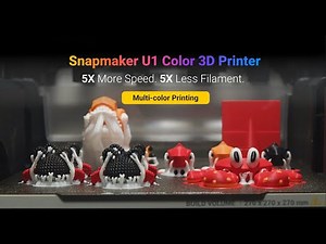 Snapmaker U1: Print 4 Colors at Once