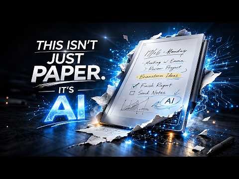 reMarkable Paper Pro Move + AI = The Smartest “Paper” (e-ink) Tablet I’ve Used