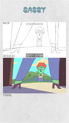 Rough WIP ➡️ Final Animation #Animation #Animator #AnimationArt #AnimationCommunity #IndieAnimation #AnimationDaily #ArtPromotion #DigitalArt #CreativeJourney #FindYourAudience #creatorsoftiktok #comedy #funny