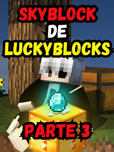 me paso minecraft en un skyblock hardcore de luckyblocks, es bastante emociante picar cada dia la luckyblock y hacer aparecer una nueva isla#gameplay #minecraft #videojuegos #humor #fpy