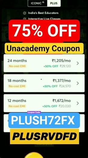 Unacademy 100% off, Unacademy 50%off, unacademy free subscription, unacademy coupon code#Unacademy_c