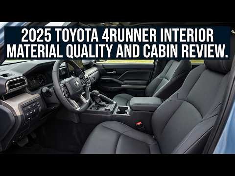 2025 Toyota 4Runner - Interior Material Quality