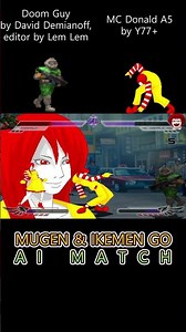 【MUGEN Ikemen GO】Doom Guy vs Donald Solo a5 #mugen #ikemengo #games #aimatch