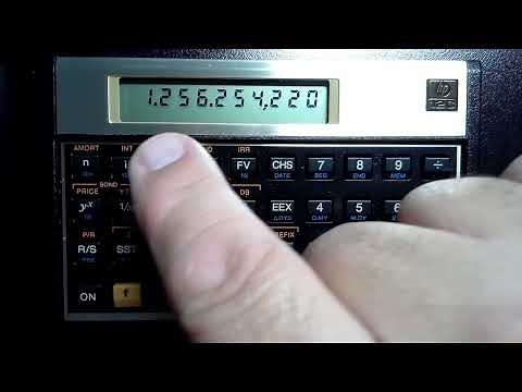 Switching the Commas and Decimal Points on the HP12C Financial Calculator