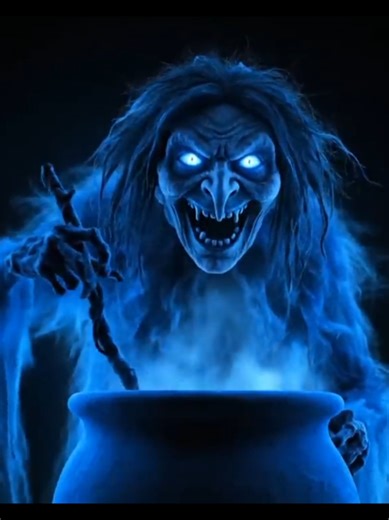 The Witch cooking and laughing . #Churail #witch #spooky #halloween #witches