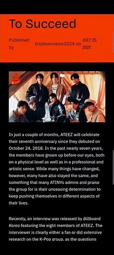 ATEEZ’s Interview With Billboard Korea Showcases Their Incredible Drive To Succeed #ateez #kpop