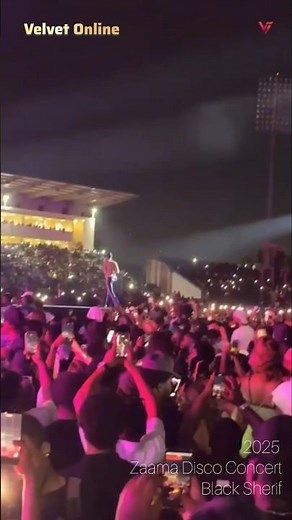 Black Sherif performs "Simmer down" at the 2025 Zaama Disco Concert. #Zaamadisco #concert #blacko