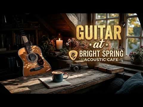 Sunny Spring Coffee Guitar ~ Bright Spring Acoustic Cafe Vibes for Morning Relaxation Jazz