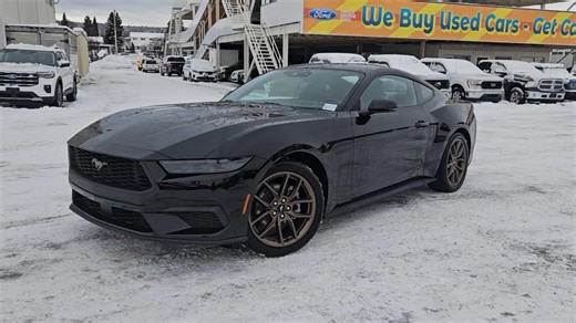 Stock# 5112713 | 2026 Ford Mustang EcoBoost Premium Fastback | Pricing : $52,145 $899 Doc and Tax 2.3L ECOBOOST Engine RWD Shadow Black/Black Onyx Leather EcoBoost® Premium High (201A) Equipment Group 3.15 Limited-Slip Rear-Axle Heated Steering Wheel Dual Power Adjustable Mirrors Nine (9) Speaker Sound System with Amplifier 6-way Power Driver Seats with Power Lumbar Ambient Lighting with MyColour Approach Detection with Welcome/Farewell Exterior Lighting Ford Co-Pilot360 Assist Adaptive Cruise C