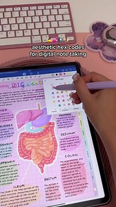 129K views · 2K reactions | Level up your digital notes  Save these hex codes for aesthetic note taking ✍️ Using my digital notebook from  in my b!o ✨ I use Noteful or GoodNotes app on iPad, and Penly app on android  #goodnotes #ipadnotes #digitalnotes #studynotes #notetaking #applepencil | HappyDownloads | Facebook