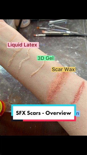 SFX scar tools overview. Check #madmakeuptips for specifics on each. #sfxmakeup #makeuptutorial #halloweenmakeup #beginnermakeup #makeup #scarmakeup