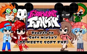 Friday night funkin反应Soft Mickey MOD