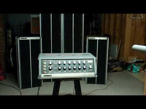 Testing the Shure Vocal Master.