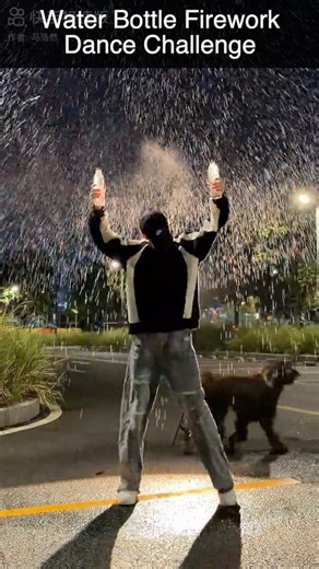 When water starts taking the shape of fireworks — welcome to the Water Bottle Firework Dance Challenge. 💦🎆😂 #WaterFireworks #DanceChallenge #SparkYourCreativity | ShanghaiEye