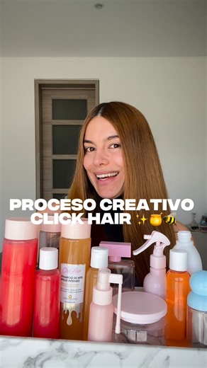 Manuela Arbeláez on Instagram: "Así es como creo todo el proceso creativo para crear nuevos productos de Click Hair #Clickhair #emprendedor"