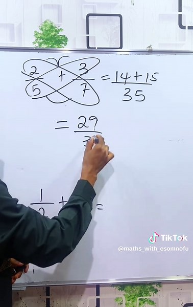 Easy Fraction Addition Using the Butterfly Method