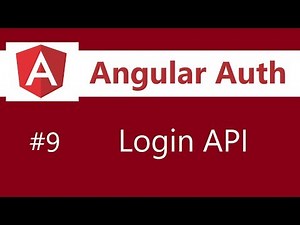 Angular Authentication Tutorial - 9 - Login API