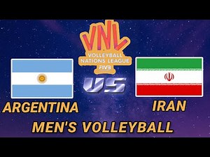 Argentina vs Iran | FIVB Men's Volleyball Nations League 2025 Live Scoreboard