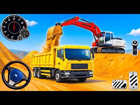 City Road Construction Simulator 3D - Mega Excavator Power Unleashed 🚧🔥 (Android Gameplay)