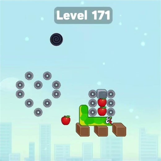 try this 2x u love it's 🤗 | #snakepuzzle #snakevideo #snakewormapple