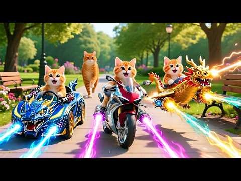 Mama Cat Trims Fur on the Farm and Makes Tiger Hat For Kittens At Home🐾🎩🐯