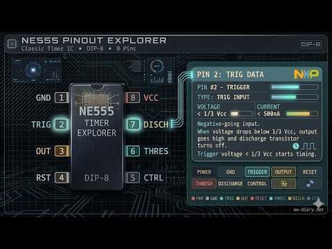 NE555 Timer Interactive Chip Explorer
