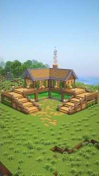 Minecraft Simple & Easy Starter House🏠 #minecraft #eye4steel #shorts