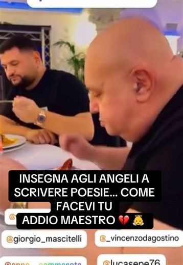 Non è un addio Maestro V. D 💔 👼 #rip #vincenzodagostino #napoli #maestro #restinpeace