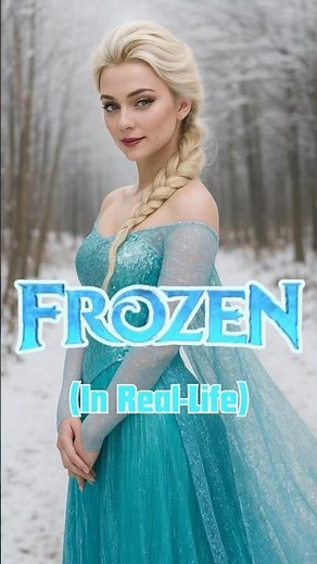❄️✨ DISNEY FROZEN CHARACTERS REIMAGINED WITH STUNNING AI TRANSFORMATIONS! #shorts