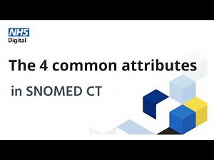 SNOMED CT tutorial: The four common attributes | NHS Digital