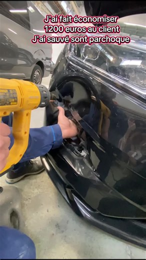 Réparation de pare-chocs : astuce et résultat impressionnant