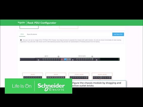Rack PDU Configurator Overview and How to Configure a PDU | Schneider Electric Support