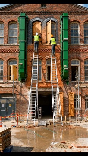 Abandoned Warehouse Restoration Timelapse | 100-Year-Old Brick Building Revived