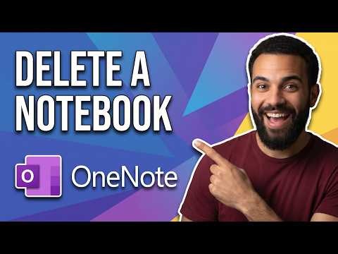 How To Delete A Notebook In OneNote (Step By Step Guide)