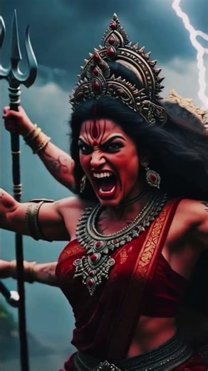 extreme angry durga devi, ദുർഗ ദേവി #amme naarayana #shortsfeed #shortsyoutube #durga #shiva